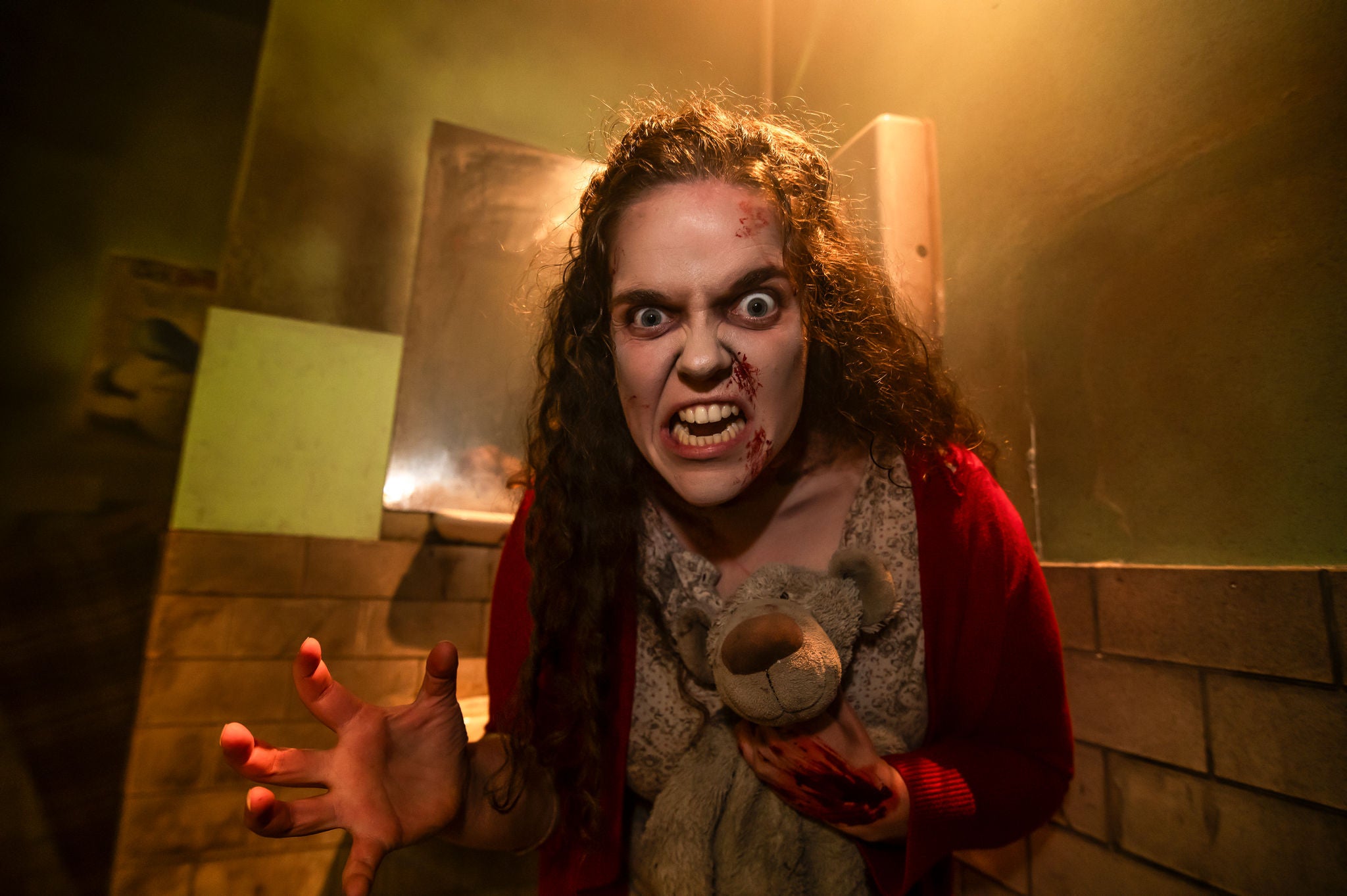Angstonderzoek in Psychoshock - Haunted House - Halloween Fright Nights