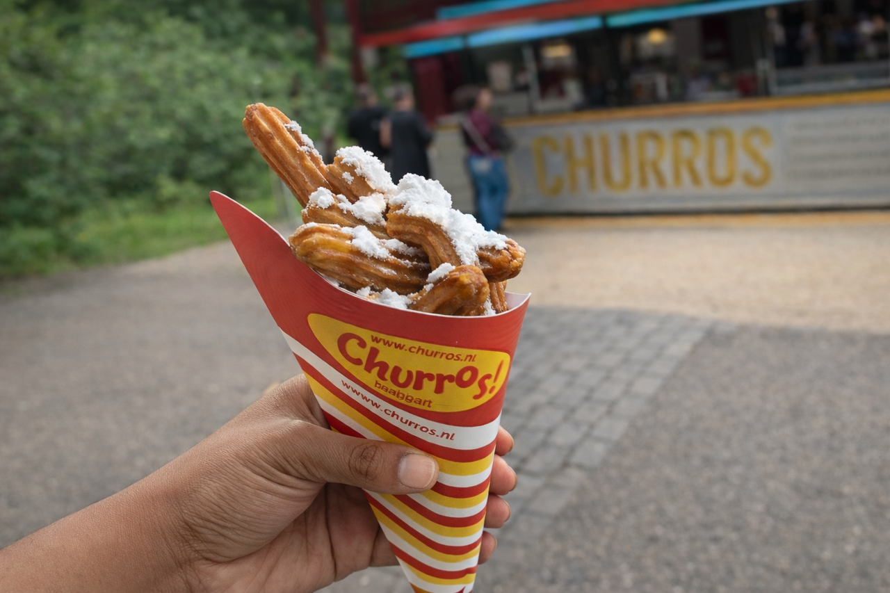 Churros Walibi Holland | Fresh churros in the park