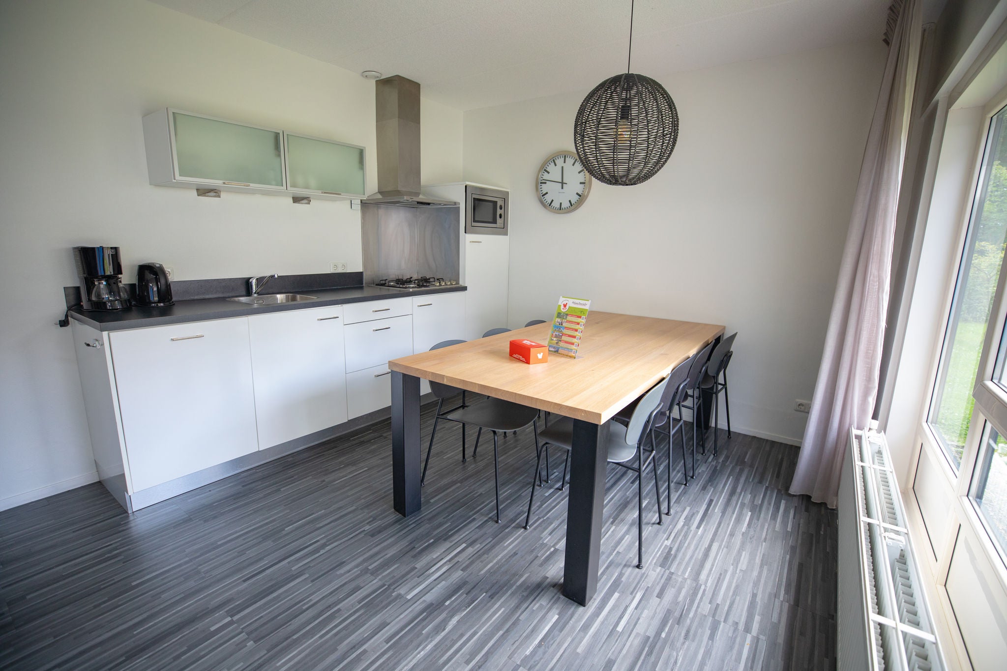 De keuken van het vakantiehuis 8 personen.