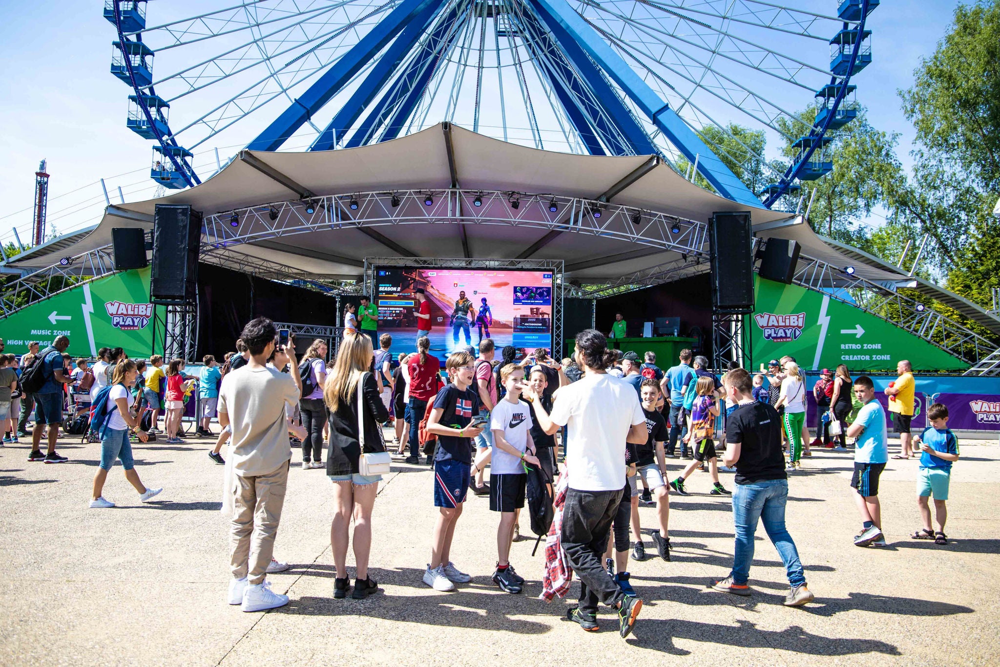 Main Stage beim Gaming-Event Walibi Play.