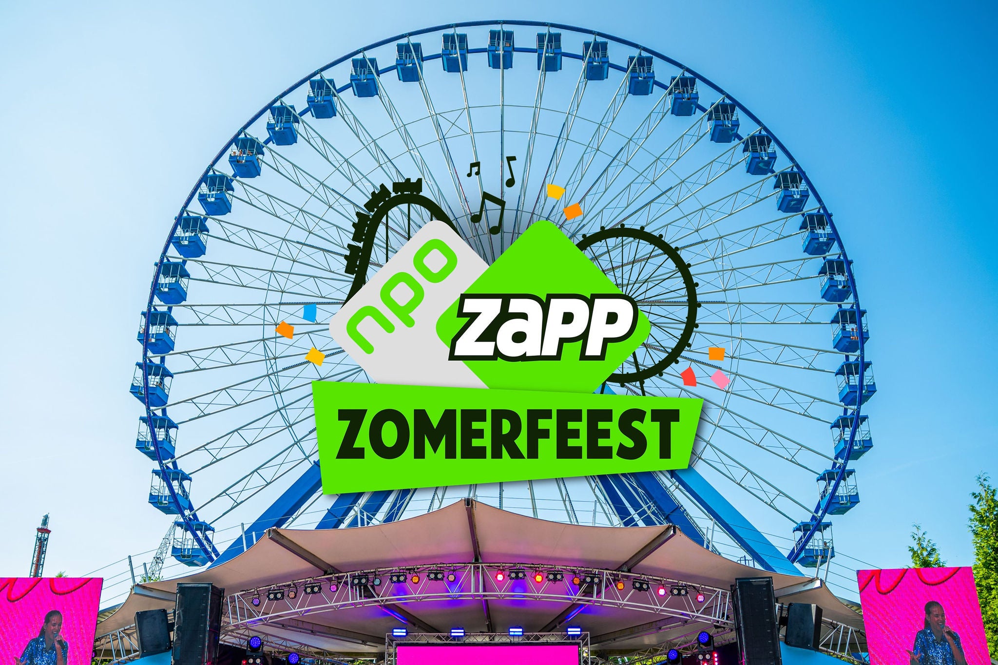 Zapp Zomerfeest in Walibi.